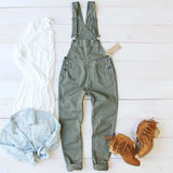Sage Falls Overalls: Alternate View #1