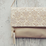 Sage & Lace Tote in Cream: Alternate View #2