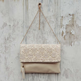 Sage & Lace Tote in Cream: Alternate View #1