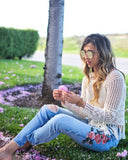 Sanctuary Embroidered Jeans: Alternate View #4