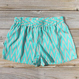 Sand Dancer Shorts in Green: Alternate View #1