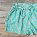 Sand Dancer Shorts in Green: Alternate View #2