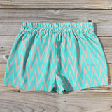 Sand Dancer Shorts in Green: Alternate View #3