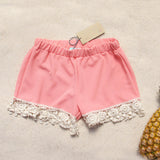 Sand & Lace Shorts: Alternate View #2