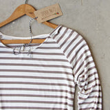 Sand Stripes Tunic Tee: Alternate View #2