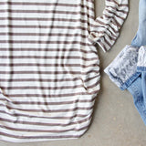 Sand Stripes Tunic Tee: Alternate View #3