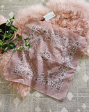 Luxe Cotton Bandana in Dusty Rose: Alternate View #2