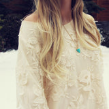 The Sandstone Lace Tunic: Alternate View #1