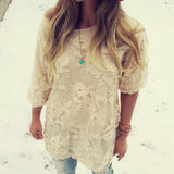 The Sandstone Lace Tunic: Alternate View #2