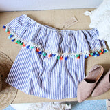 Santa Ana Tassel Top: Alternate View #1