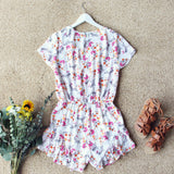Sapphire Flower Romper: Alternate View #4