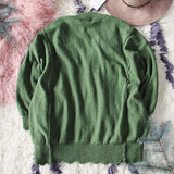 Saturday Morning Sweater in Pine: Alternate View #4