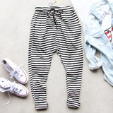 Saturday Stripe Joggers: Alternate View #2