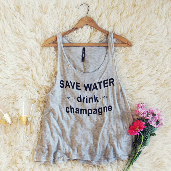"Drink Champagne" Tank: Featured Product Image