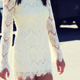 Lace & Tie Dress: Alternate View #1