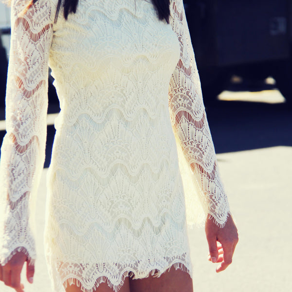 Lace & Tie Dress: Featured Product Image