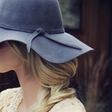 The Sedona Floppy Hat in Gray: Alternate View #2