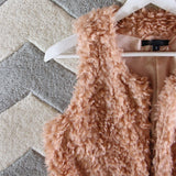 The Teddy Vest in Blush: Alternate View #2