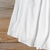 Shaded Peach Top in White: Alternate View #3