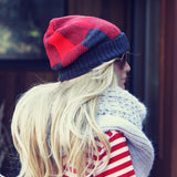 The Shadow Plaid Beanie: Alternate View #1