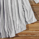 Shadow Lake Cozy Tee in Gray: Alternate View #3