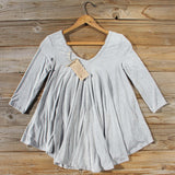 Shadow Lake Cozy Tee in Gray: Alternate View #4