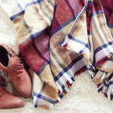 Cozy & Sweet Plaid Wrap: Alternate View #3