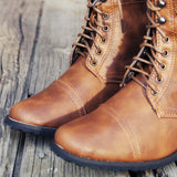Ski Hill Sweater Boots in Cognac: Alternate View #2