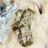 Ski Lodge Socks: Alternate View #1