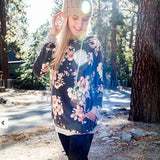 Ski Rose Hoodie: Alternate View #2