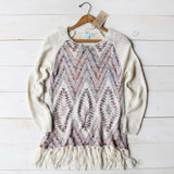 Sky Fringe Sweater: Alternate View #1