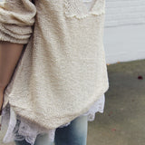 Sky Oak Sweater in Cream: Alternate View #3