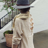 Sky Oak Sweater in Cream: Alternate View #1