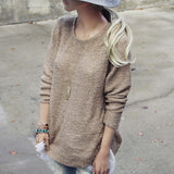 Sky Oak Sweater in Taupe: Alternate View #3