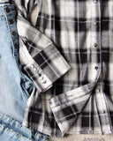 Skylar Plaid Top: Alternate View #3