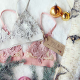 Sleepy Lace Bra in Dove: Alternate View #1