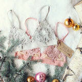 Sleepy Lace Bra in Dove: Alternate View #2