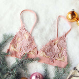 Sleepy Lace Bra in Rose: Alternate View #2
