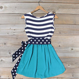 Smoke Blossom Dress in Teal: Alternate View #4