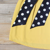 Smoke Blossom Dress in Yellow: Alternate View #3