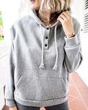 Snap Cozy Sweatshirt: Alternate View #2
