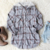 Snowy Falls Plaid Top: Alternate View #2