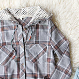Snowy Falls Plaid Top: Alternate View #3