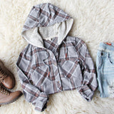 Snowy Falls Plaid Top: Alternate View #1
