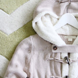 The Snowy Toggle Sweater in Cream: Alternate View #3