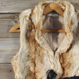 Snow Spell Faux Fur Vest: Alternate View #3