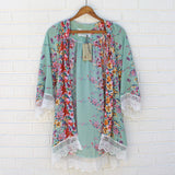 The Snowbird Duster in Sage: Alternate View #1
