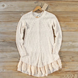 Snowcap Sweater Dress: Alternate View #1