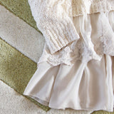 Snowflake Boyfriend Sweater in Cream: Alternate View #3