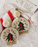 Snow Globe Earrings: Alternate View #2